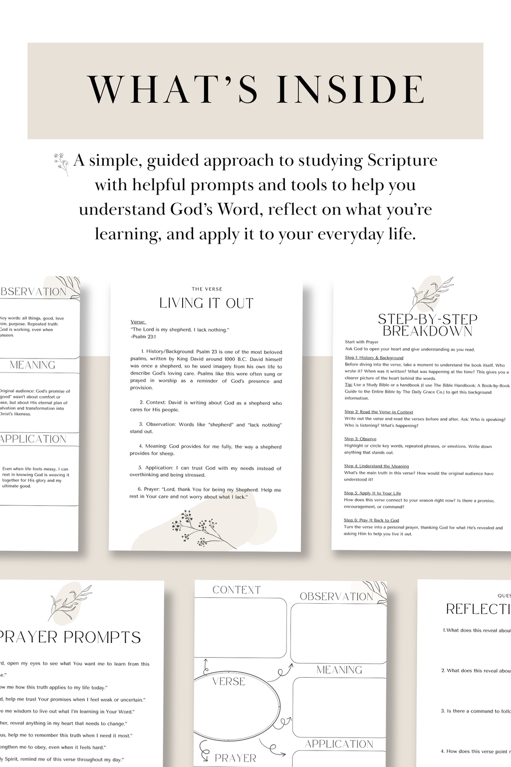 A Scripture Study Guide — Digital Download