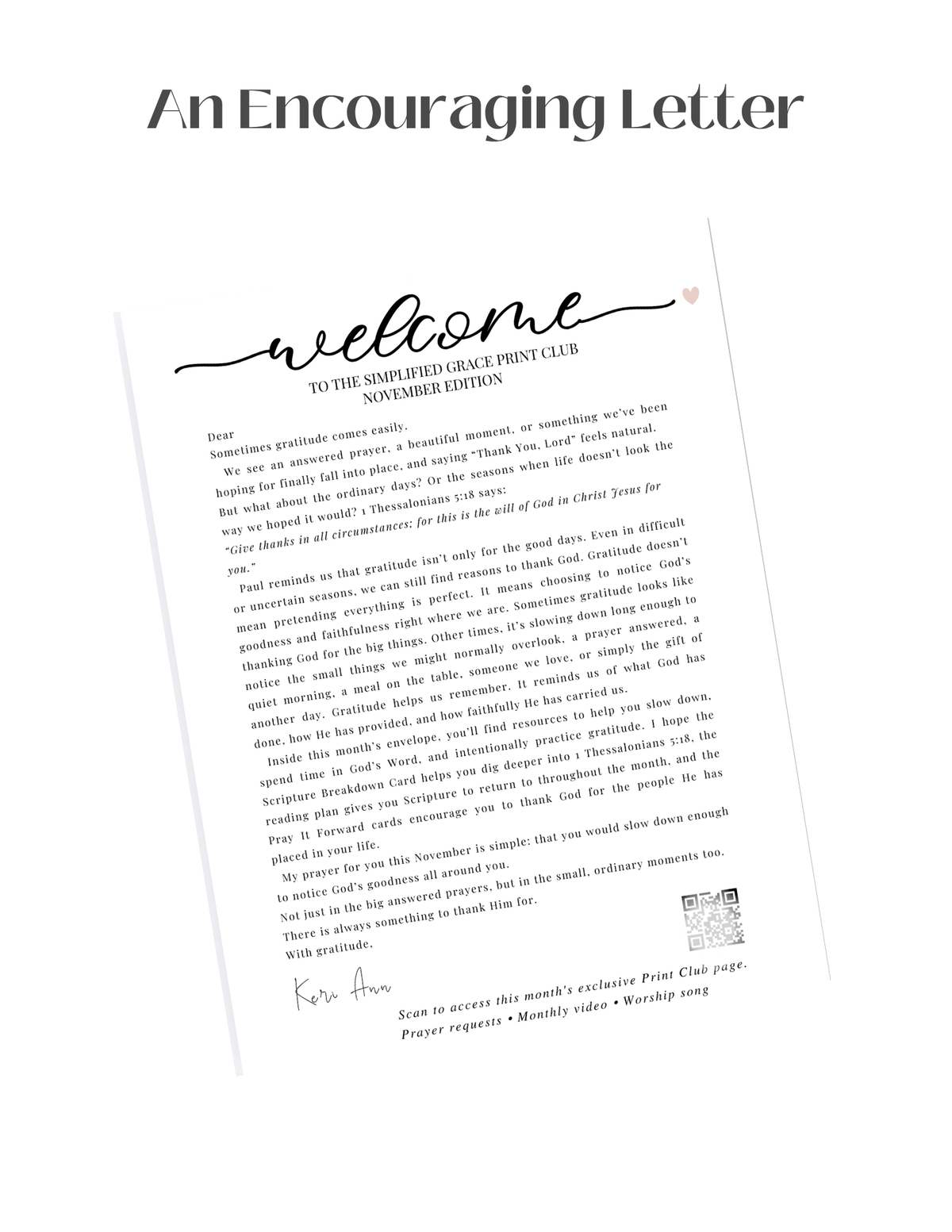 Simplified Grace Print Club