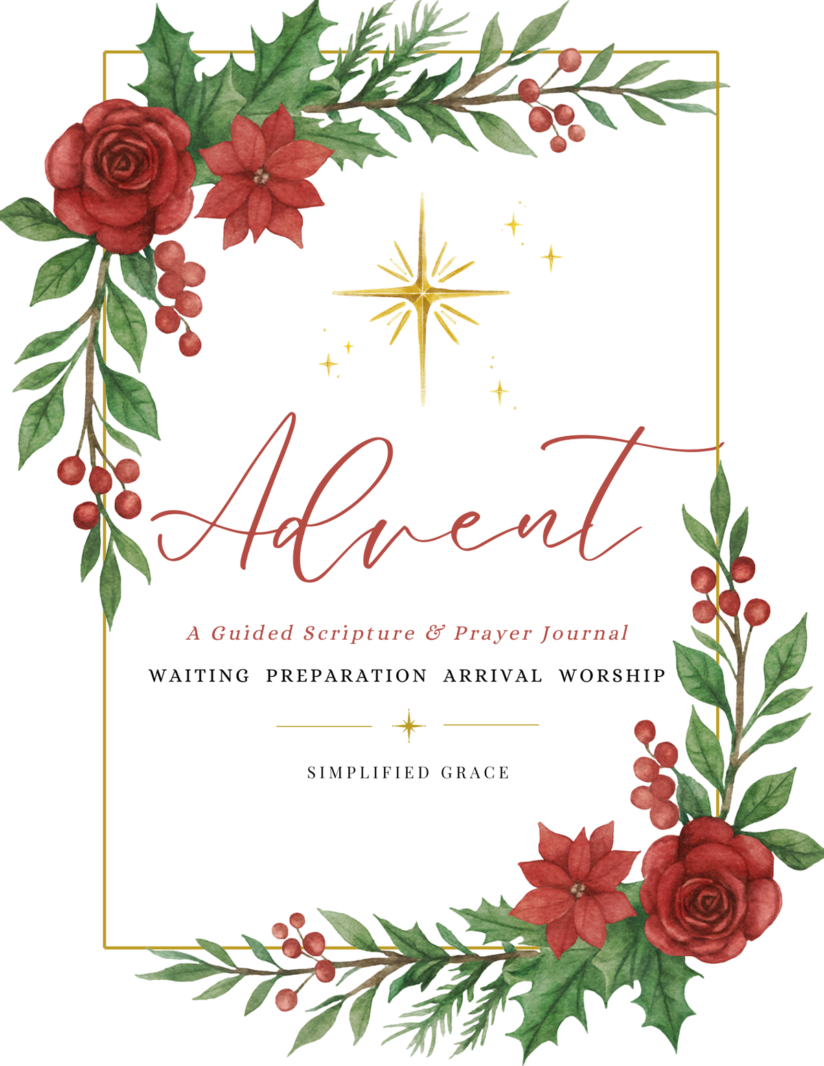 Advent | A 25-Day Guided Prayer & Scripture Journal (Digital PDF)